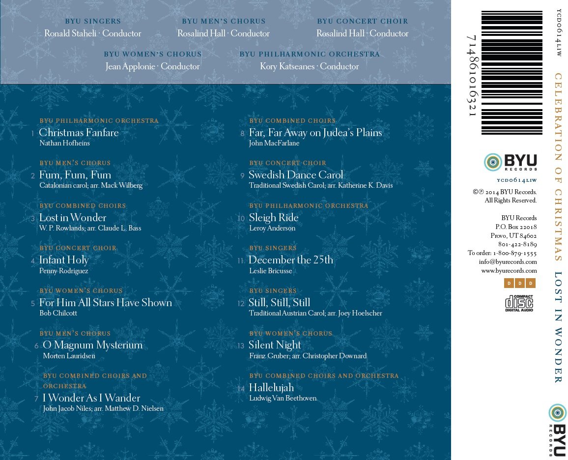 Celebration of Christmas: Lost in Wonder (Live at BYU)