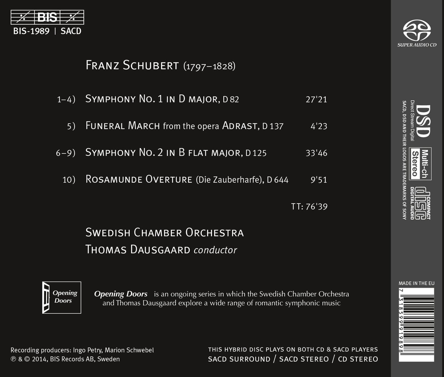 Schubert: Orchestral Works