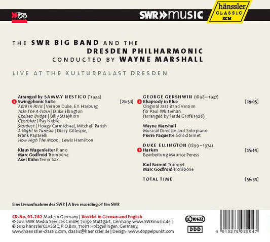 The SWR Big Band and Dresden Philharmonic conducted by Wayne