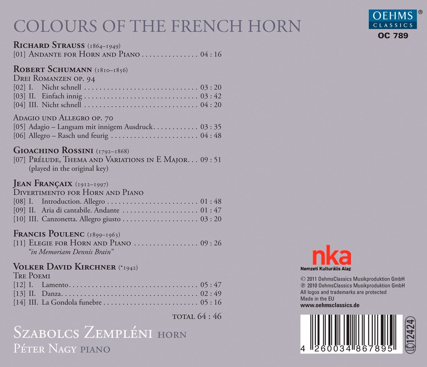 Colours of the French Horn