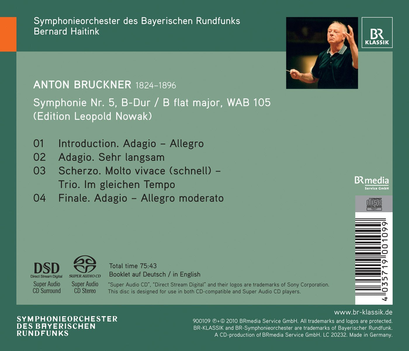 Bruckner: Symphony No. 5