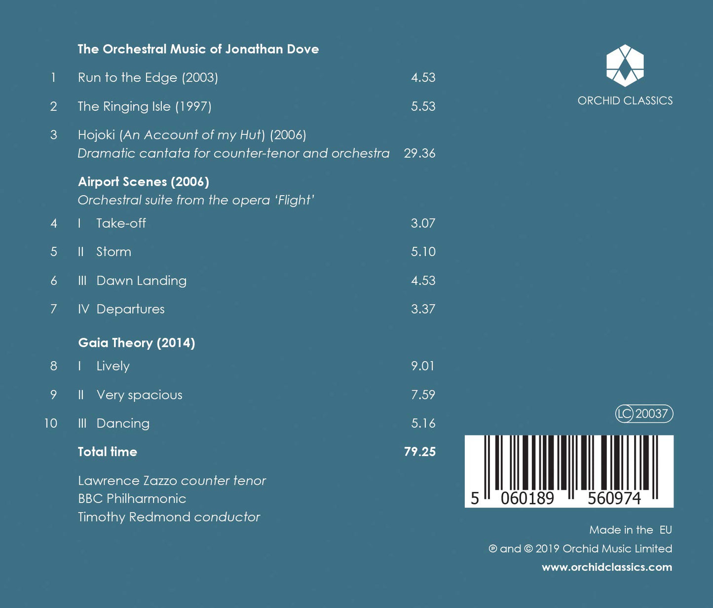 The Orchestral Music of Jonathan Dove