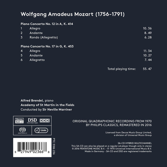 PIANO CONCERTOS NOS. 12 & 17