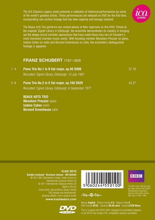 Schubert: Piano Trios Nos. 1 and 2