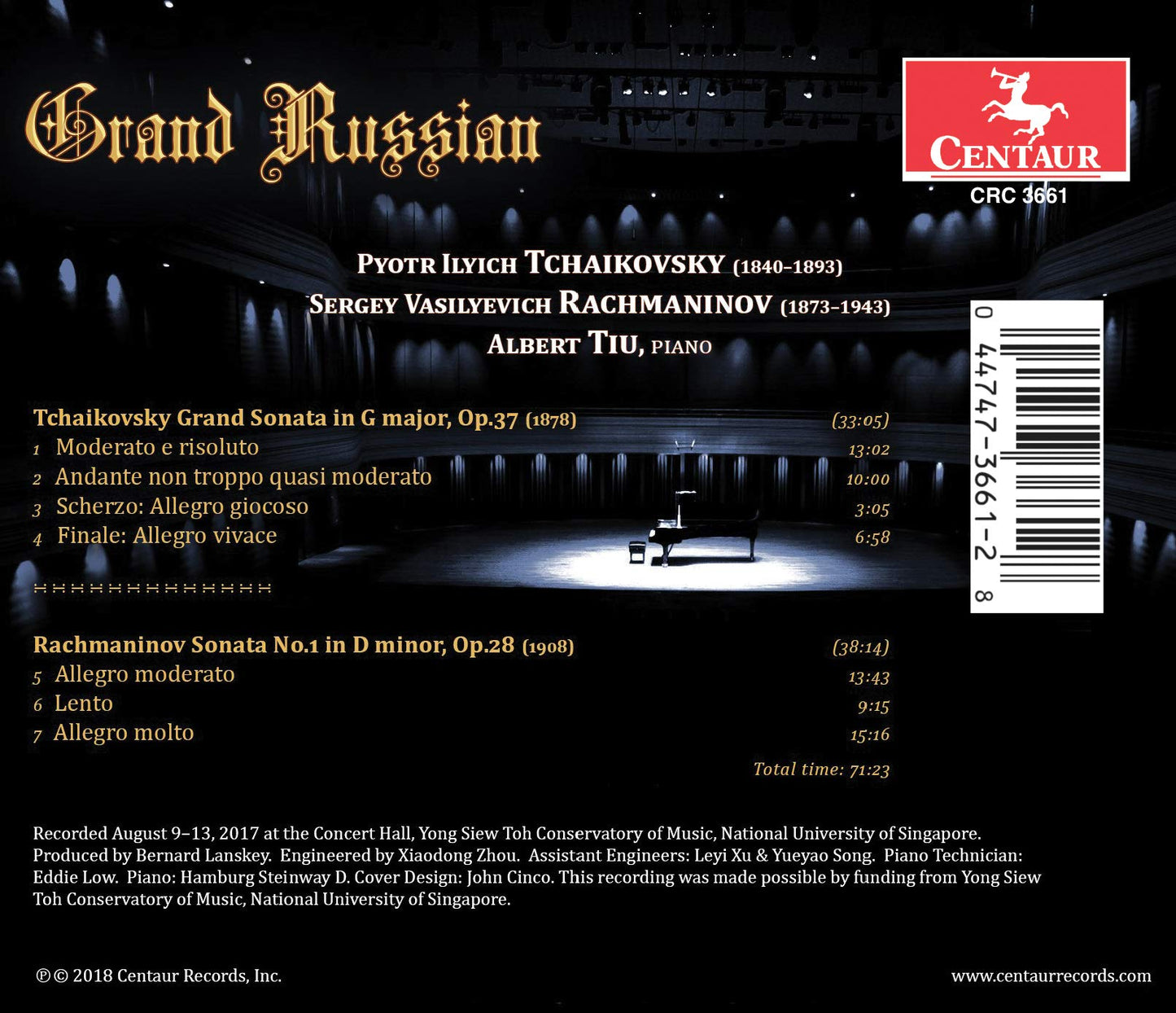 Grand Russian: Tchaikovsky & Rachmaninov