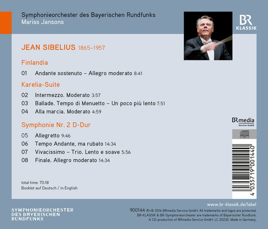 Sibelius: Symphony No. 2 in D Major, Op. 43, Finlandia, Op.