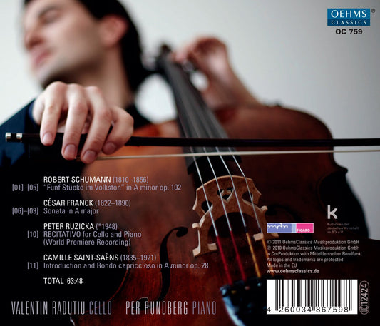 Schumann, Franck, Ruzicka, Saint-Saens