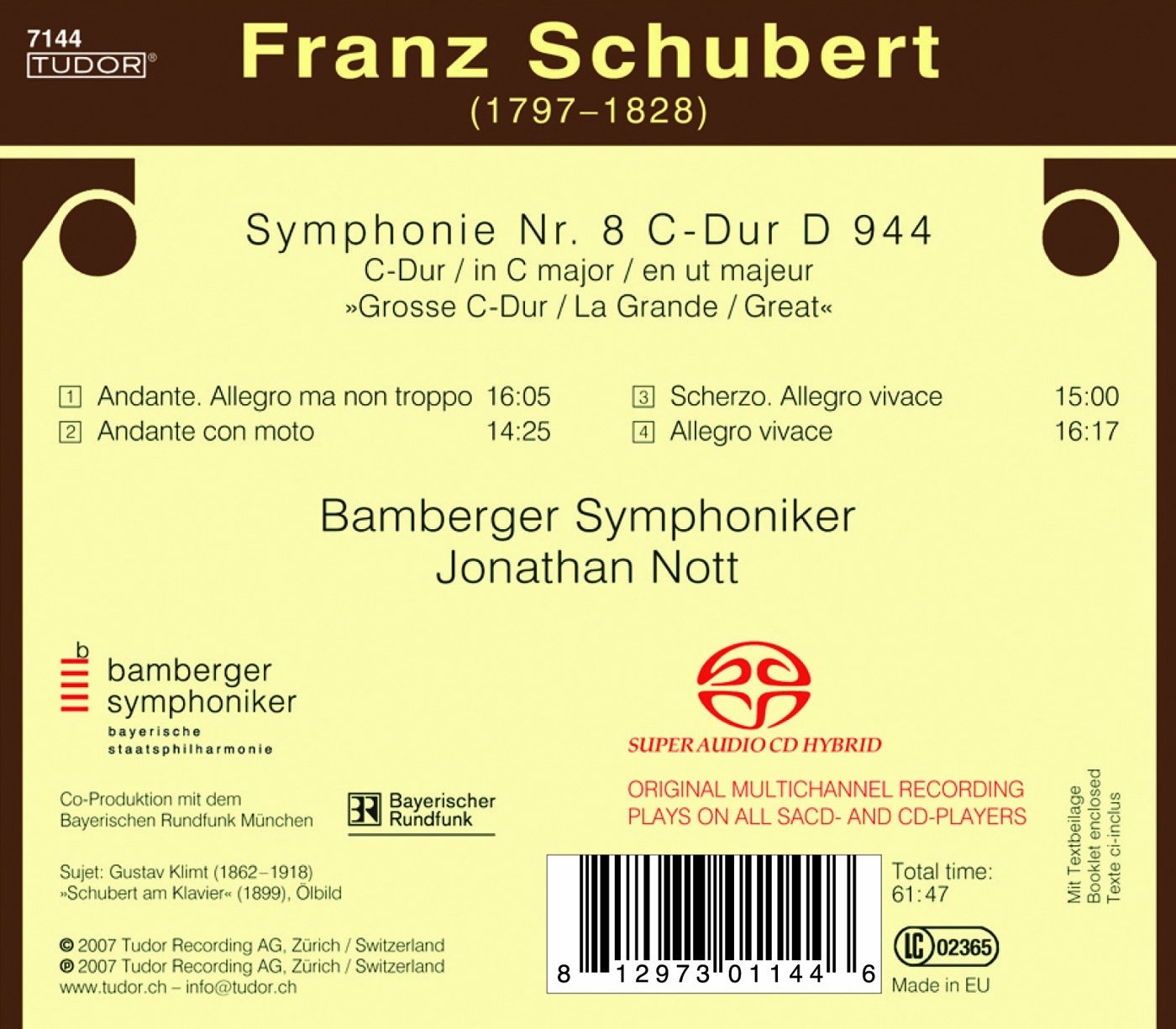 SYMPHONY NO. 8 'GREAT'