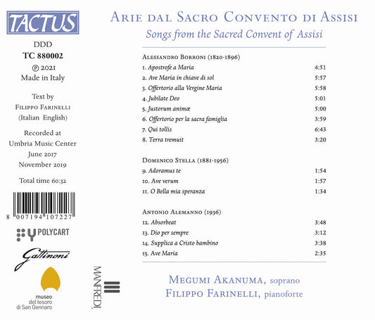 Borroni - Stella - Alemanno: Arie dal Sacro Convento di Assi