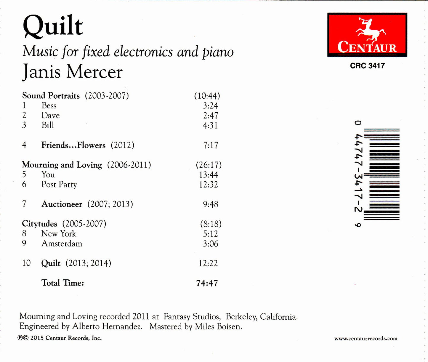 Janis Mercer: Quilt
