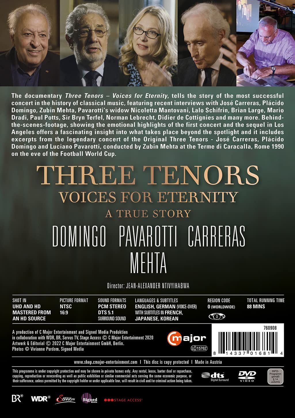 Three Tenors - Voices for Eternity [DVD]