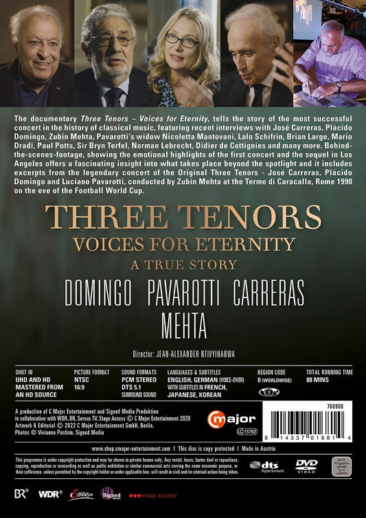 Three Tenors - Voices for Eternity [DVD]
