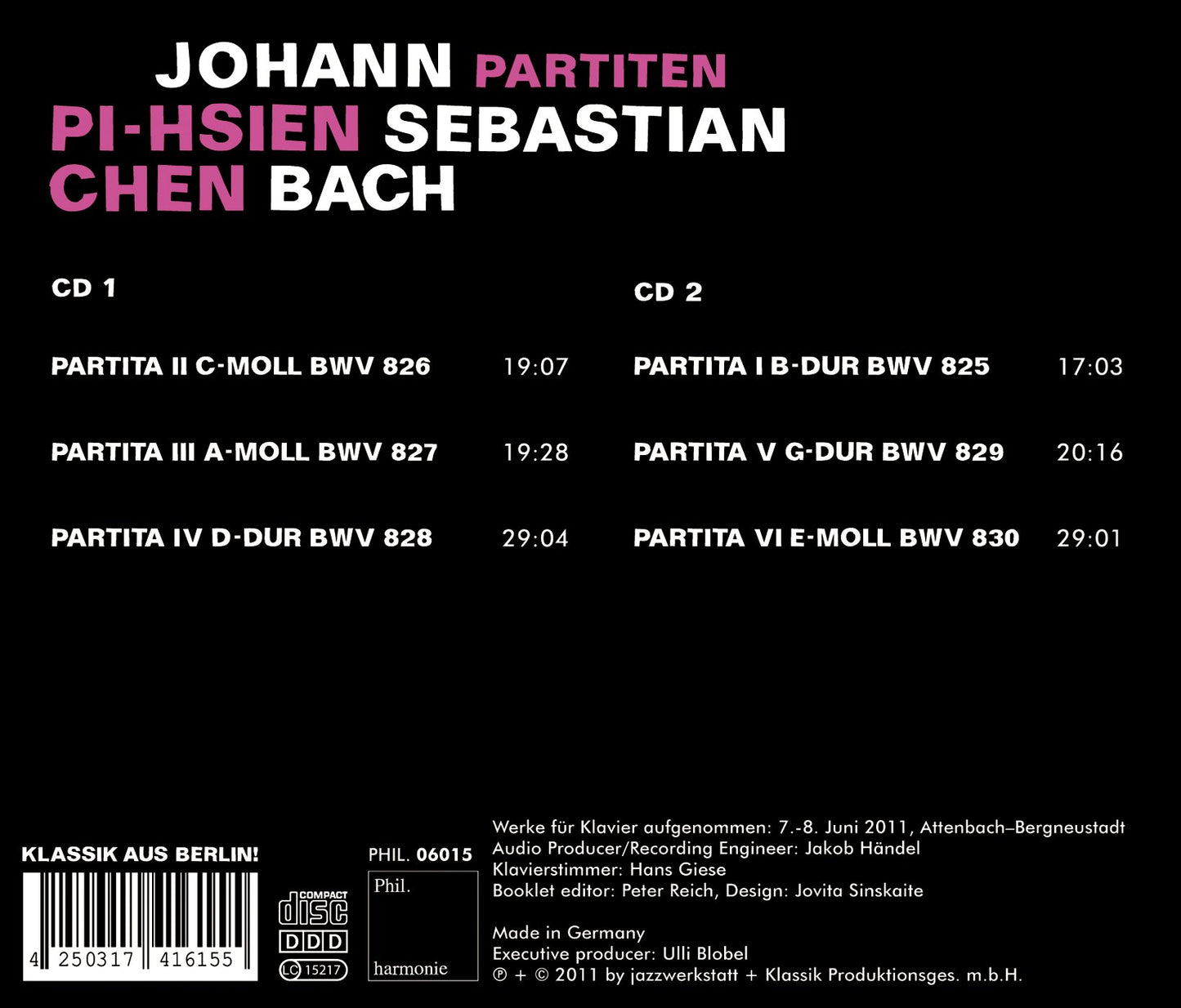 Bach: Partiten
