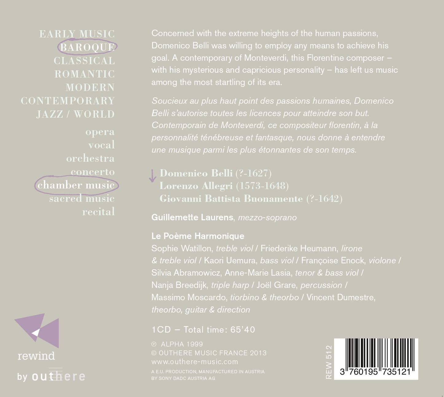 Belli: Il Nuovo Stile