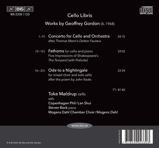 Geoffrey Gordon: Cello Libris