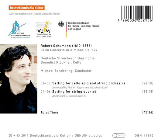 Schumann: Cello Concerto (arrangements)