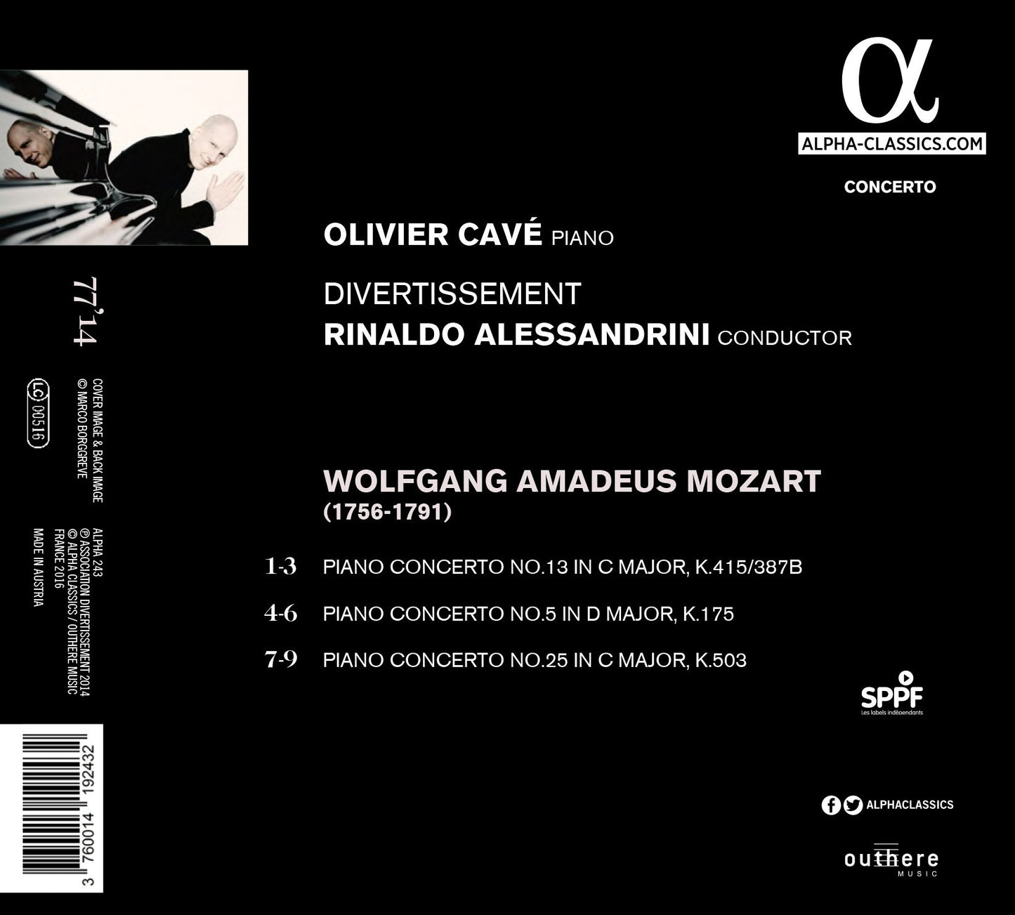 Mozart: Piano Concertos, K. 415, 175 & 503