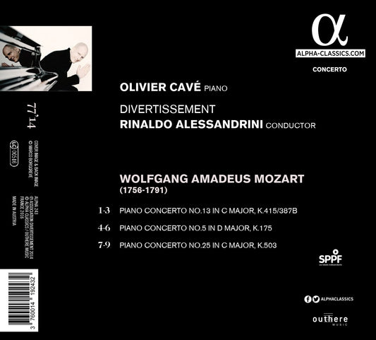 Mozart: Piano Concertos, K. 415, 175 & 503