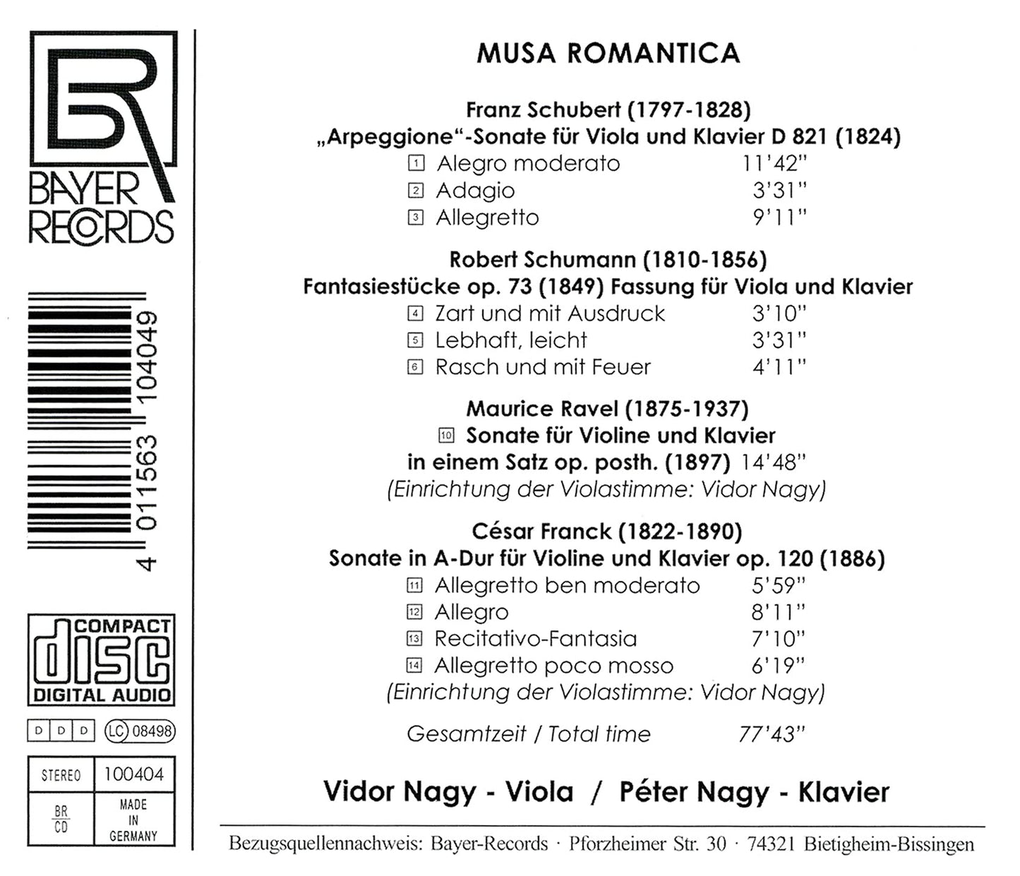 MUSE ROMANTIQUE