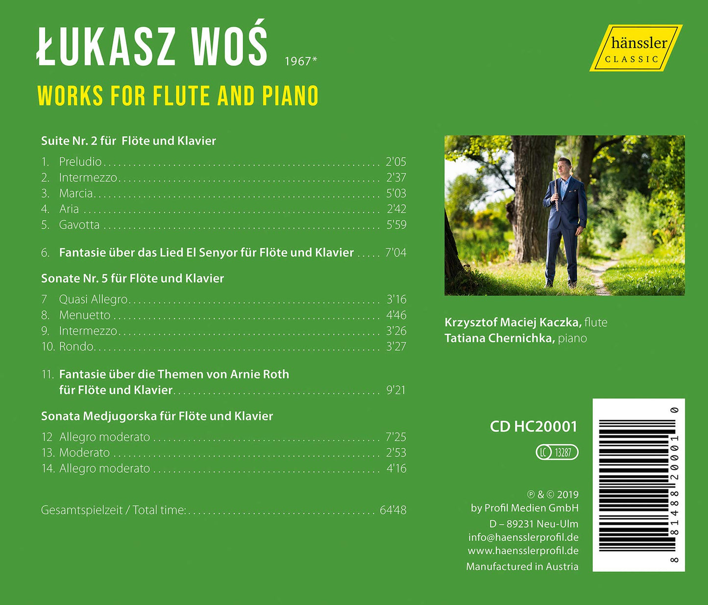 Wos: Works for Flute & Piano