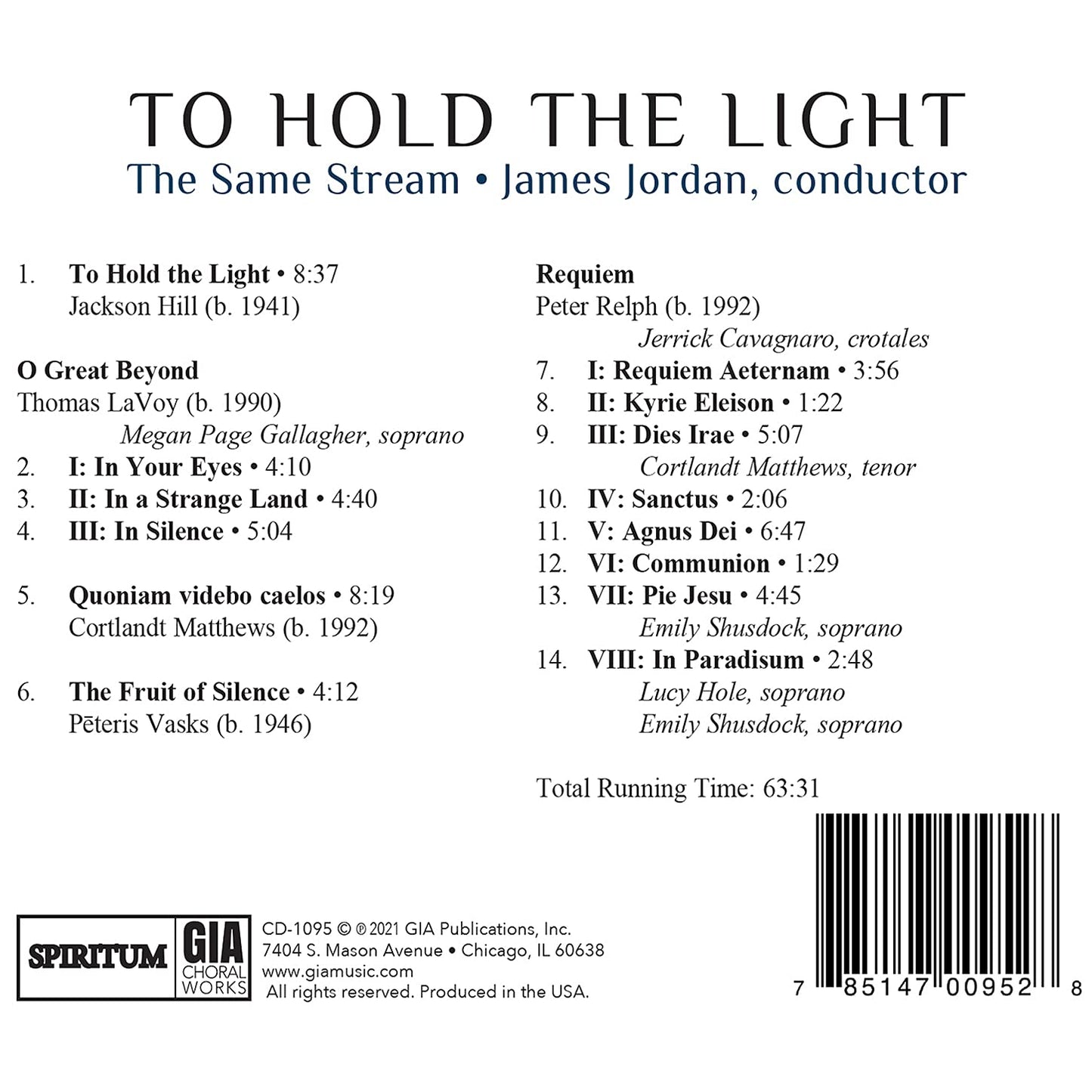 To Hold The Light  The Same Stream, Jordan