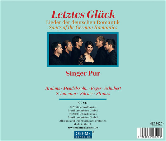 Letztes Glück: Songs of German Romantics