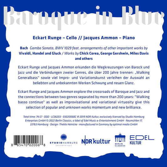 Bach, Corea, Davis, Piazzolla & Vivaldi: Baroque in Blue