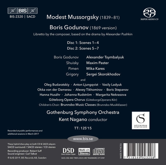 Mussorgsky: Boris Godunov (1869 version)