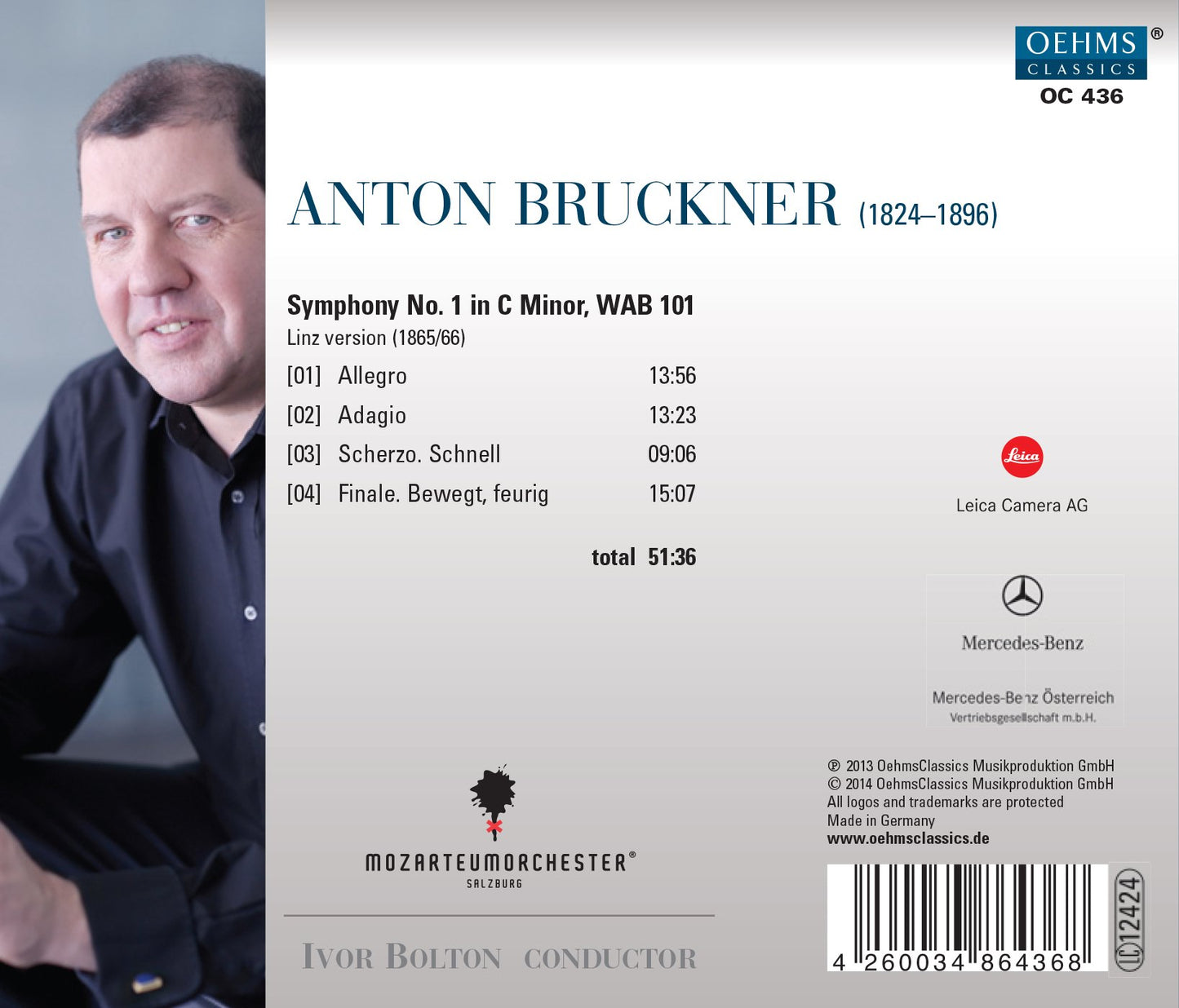 Bruckner: Symphony No.1 in C Minor, WAB 101 (Linz Version)