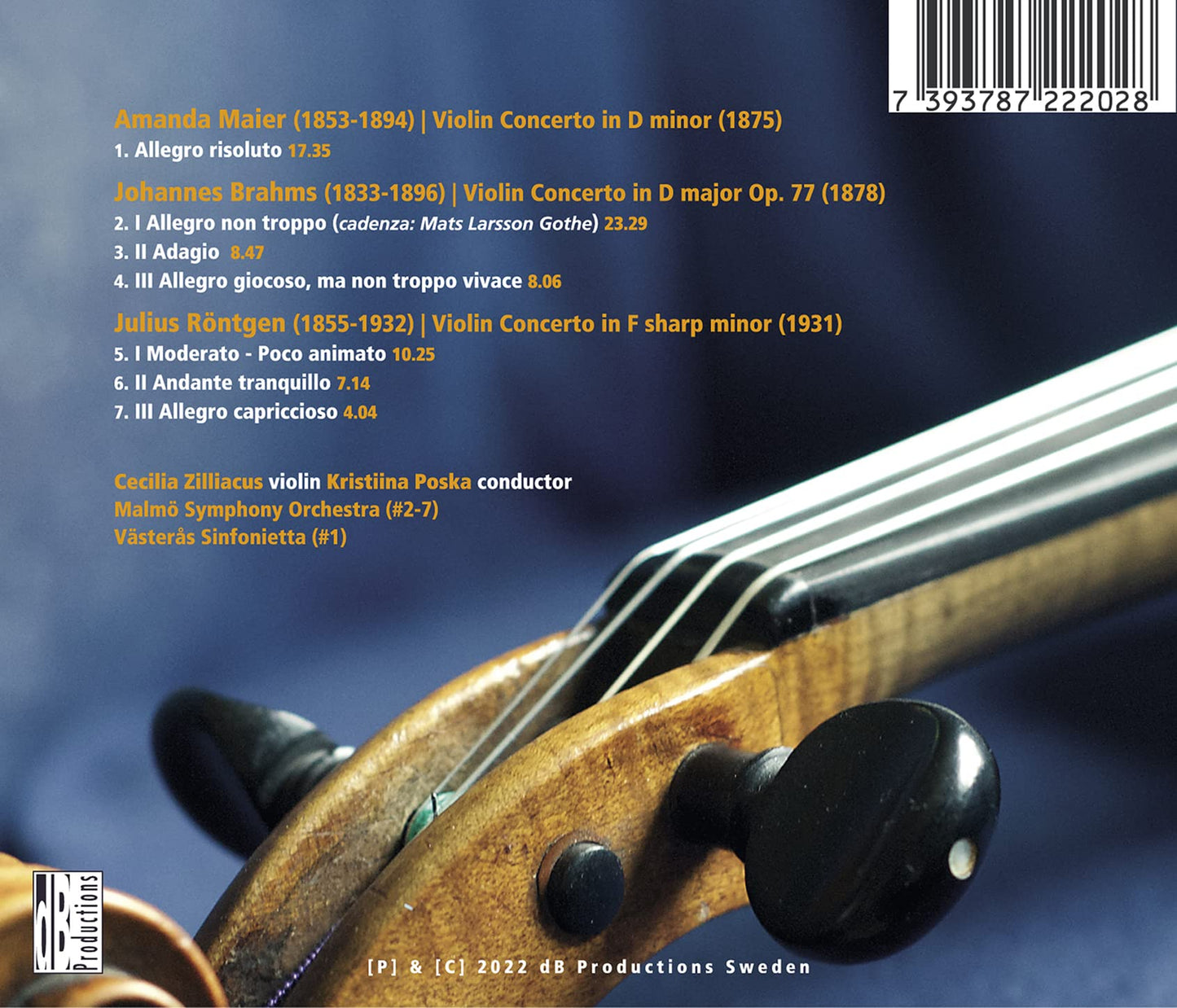 Brahms, Maier &Röntgen: Violin Concertos