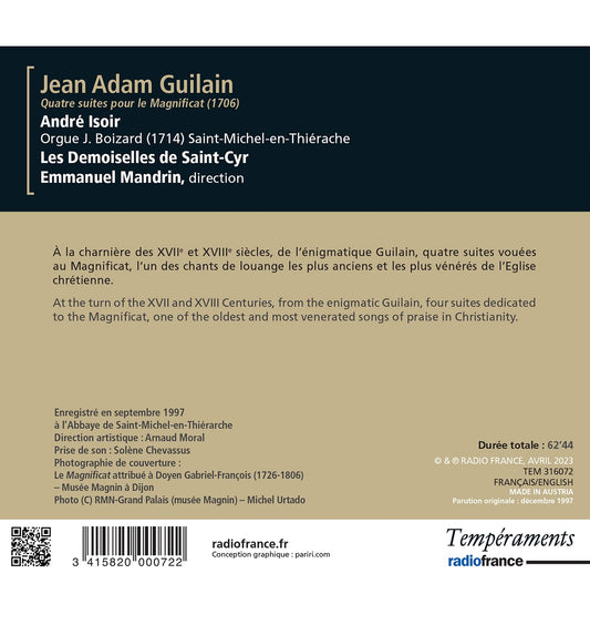 Guilain: Quatre suites pour le Magnificat