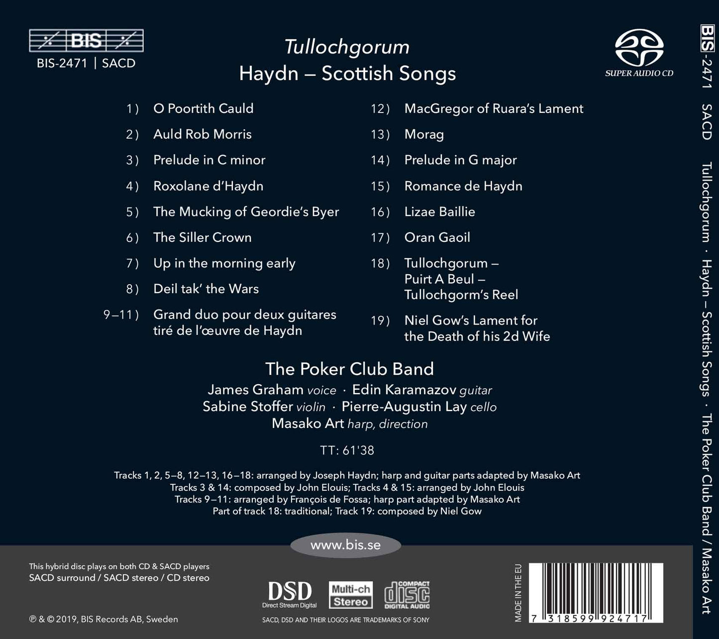 Tullochgorum: Haydn - Scottish Songs