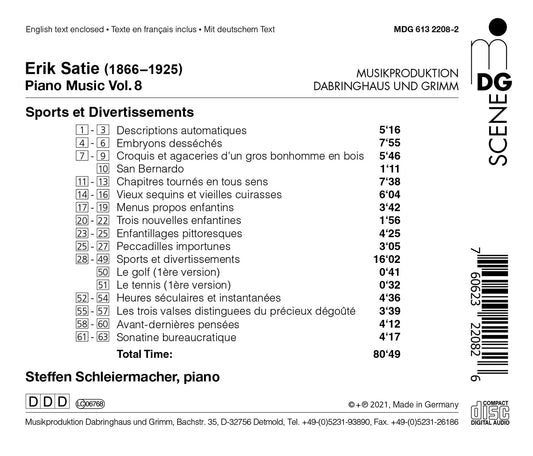 V8: PIANO MUSIC