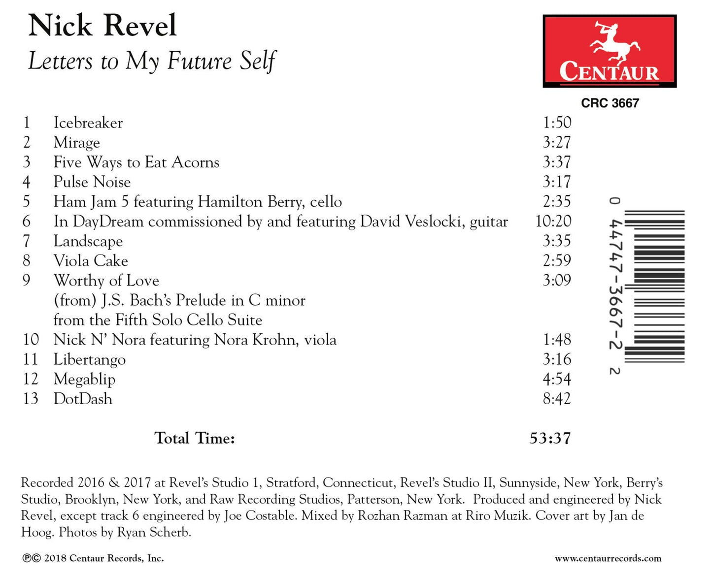 Nick Revel: Letters to My Future Self