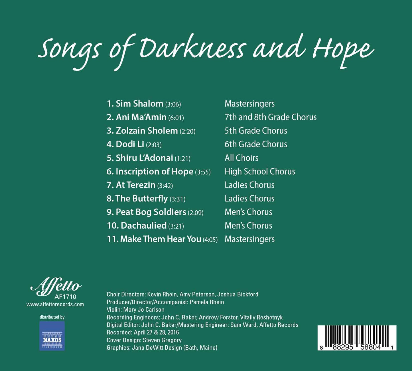 Songs of Darkness & Hope