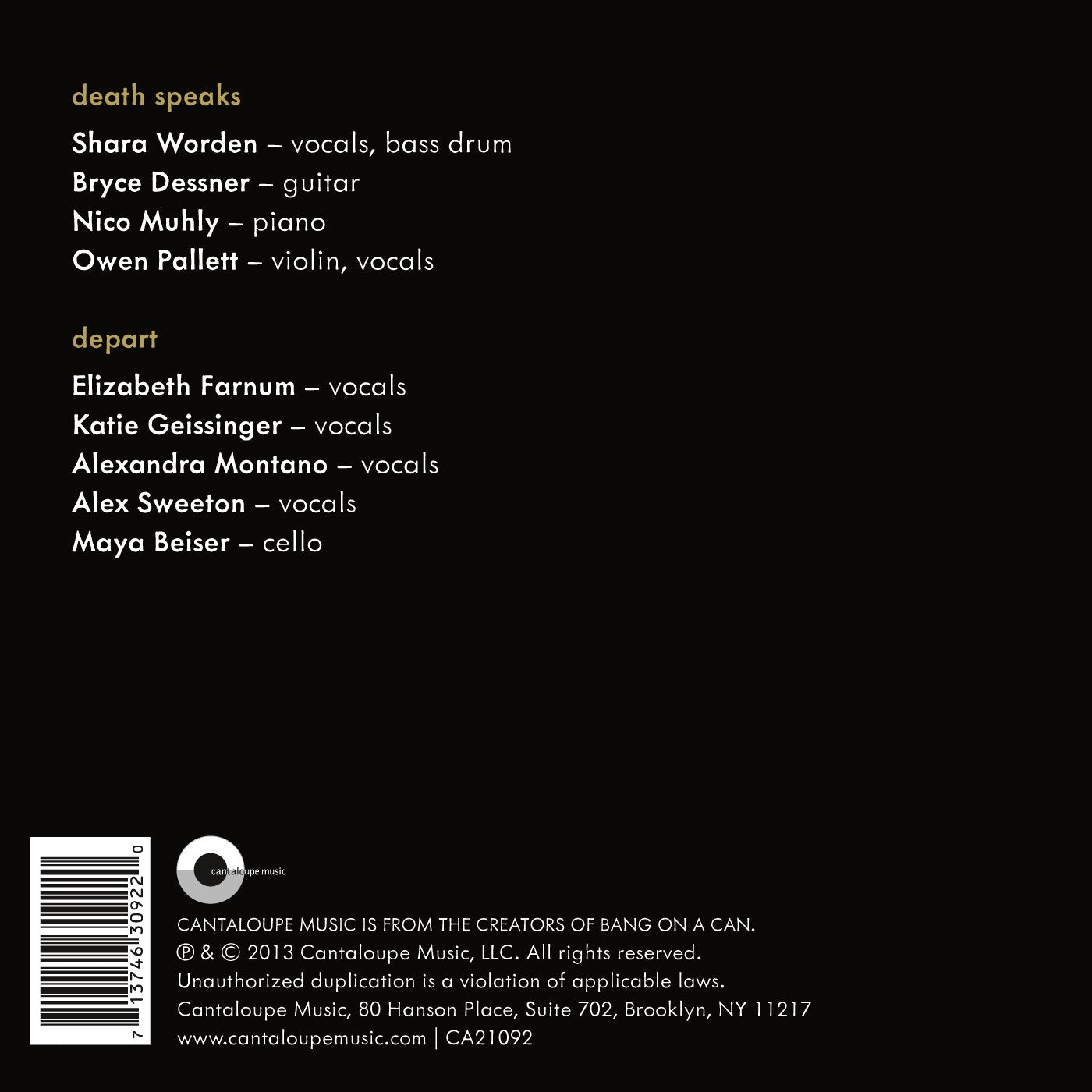 Lang: Death Speaks