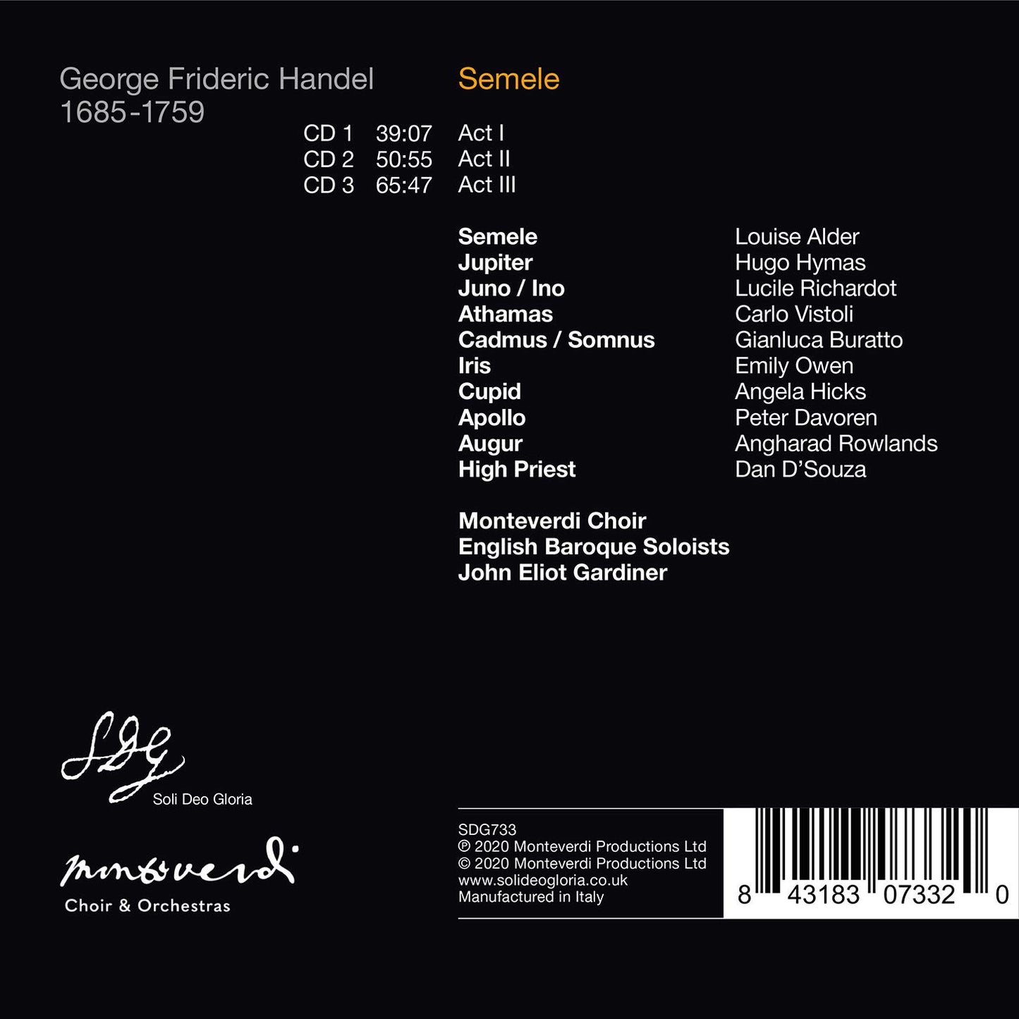 Handel: Semele