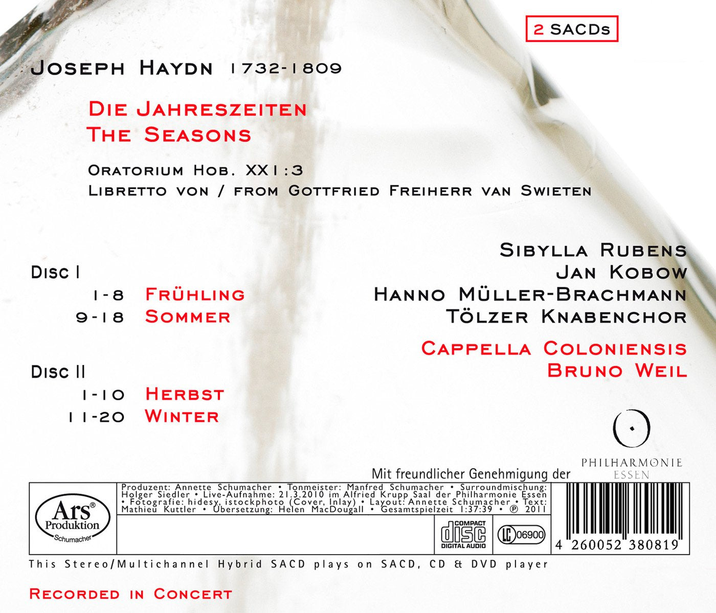Haydn: Die Jahreszeiten