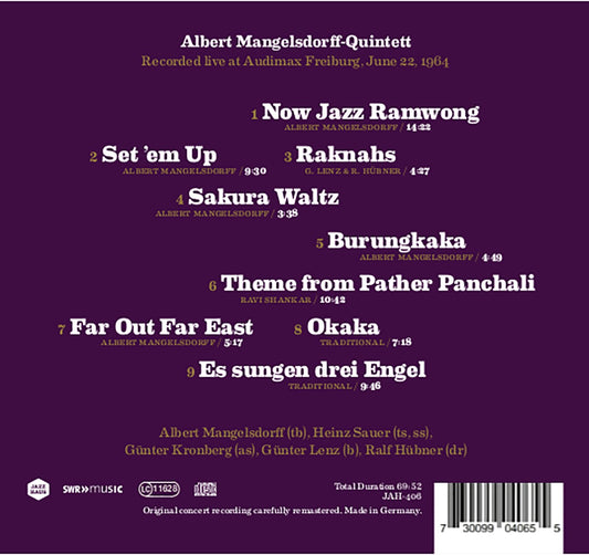 Legends Live: Albert Mangelsdorff Quintett