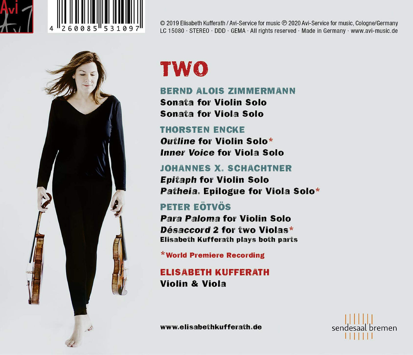 TWO - VIOLIN & VIOLA SOLO