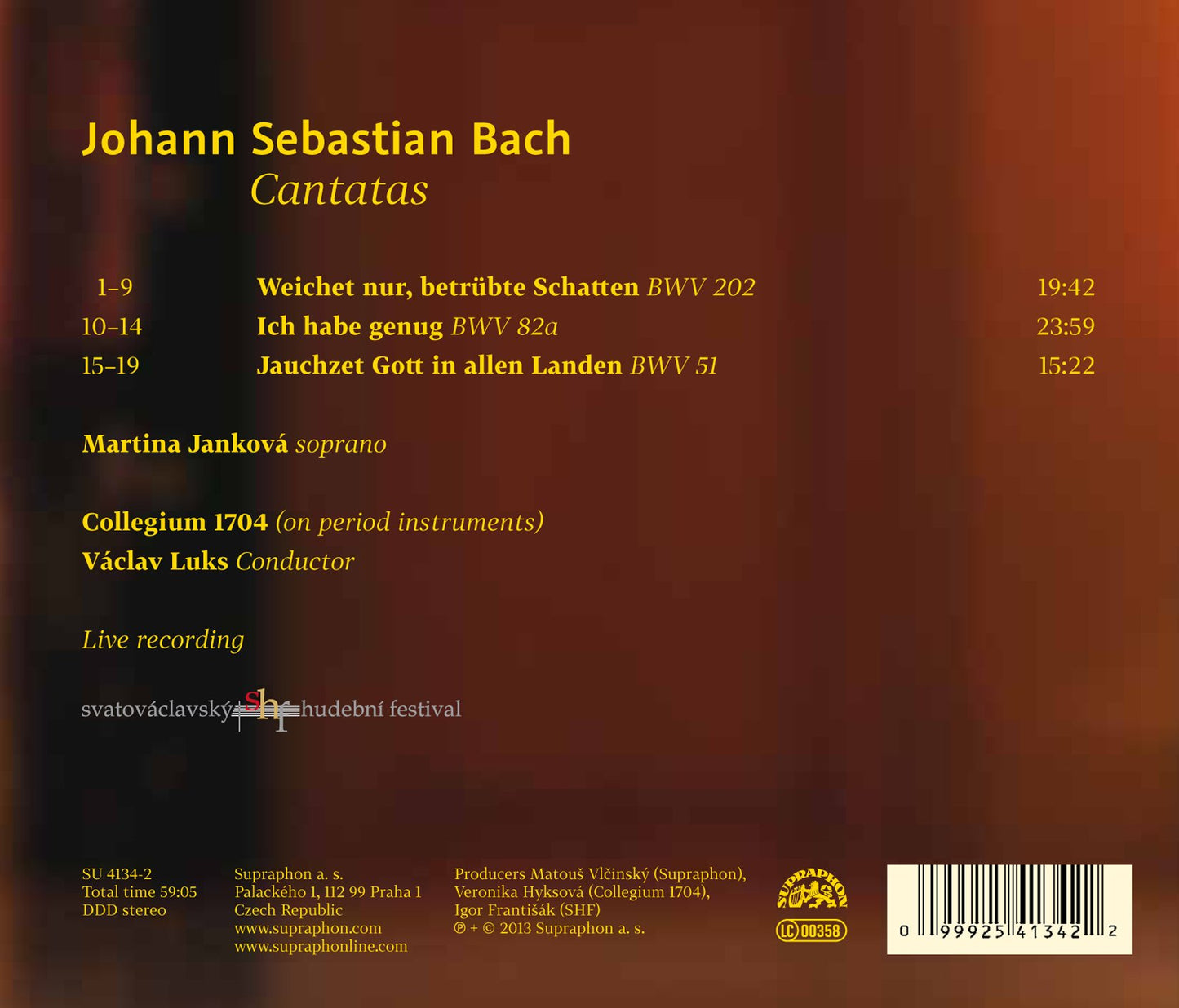 BACH J.S.: Cantatas