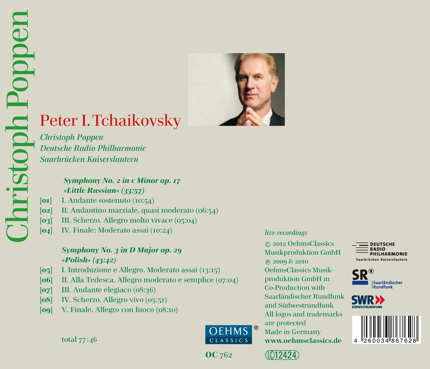 Tchaikovsky: Symphonies No. 2 & 3