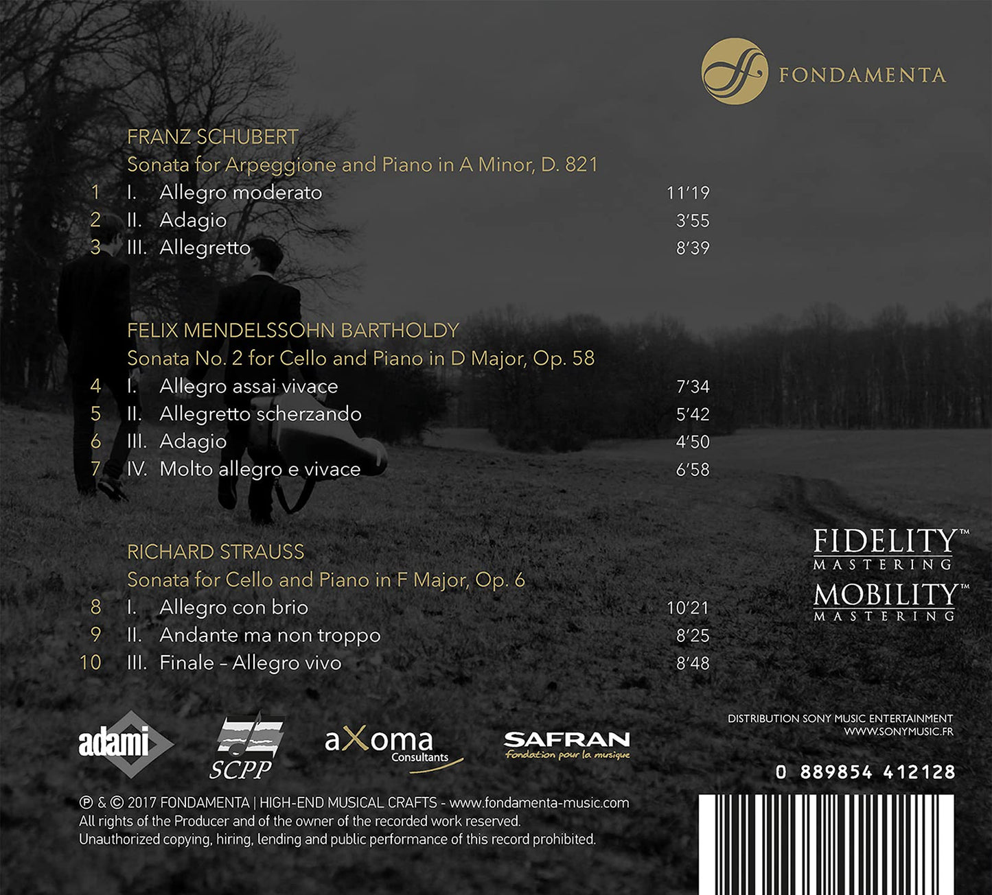 CELLO SONATAS