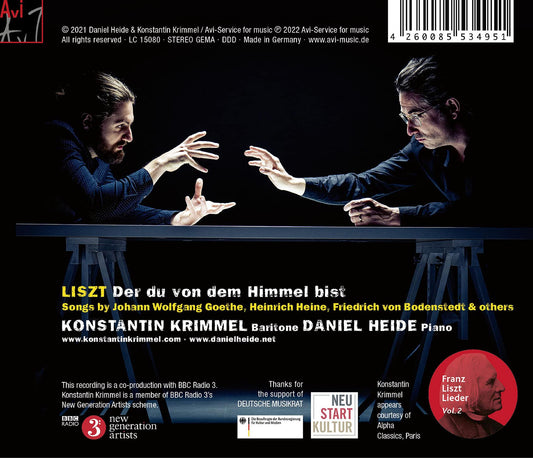 Liszt: Der du von dem Himmel bist