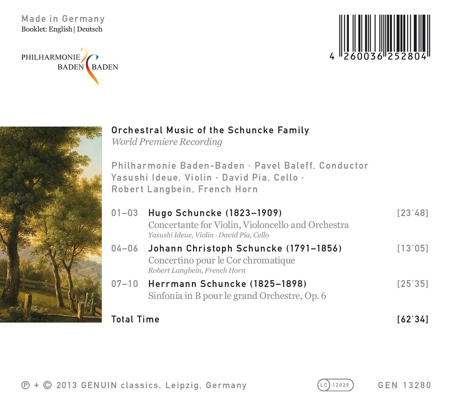Orchestral Music of the Schuncke Family