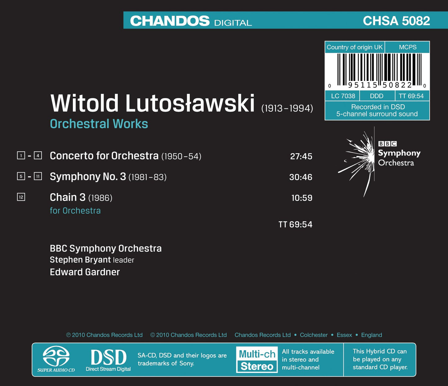 Lutoslawski: Orchestral Works