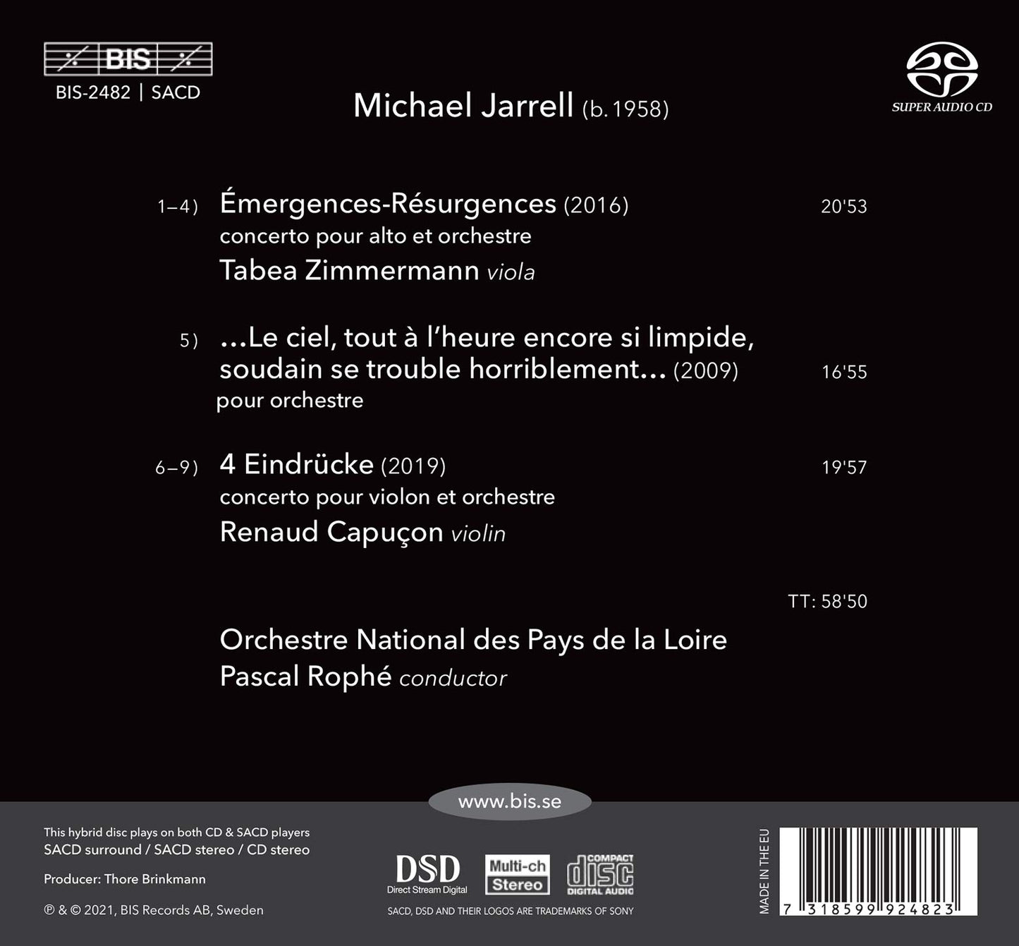 Michael Jarrell: Émergences-Résurgences - 4 Eindrücke - ...L