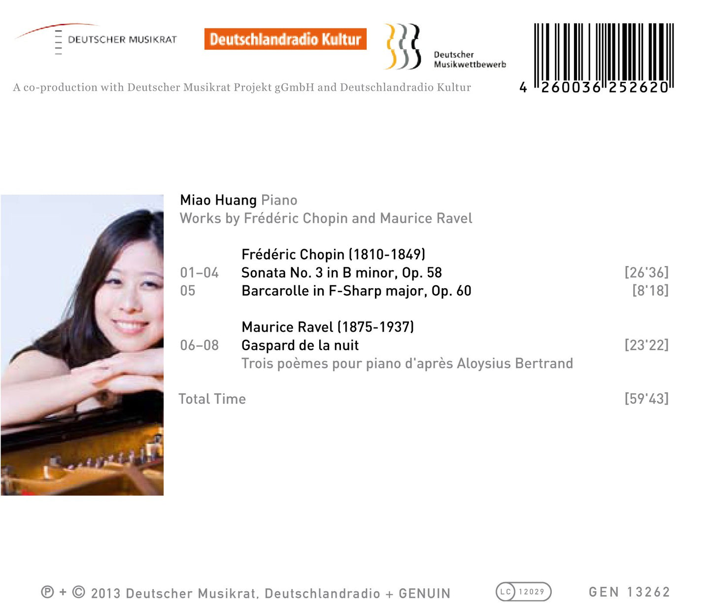 Works by Frédéric Chopin & Maurice Ravel