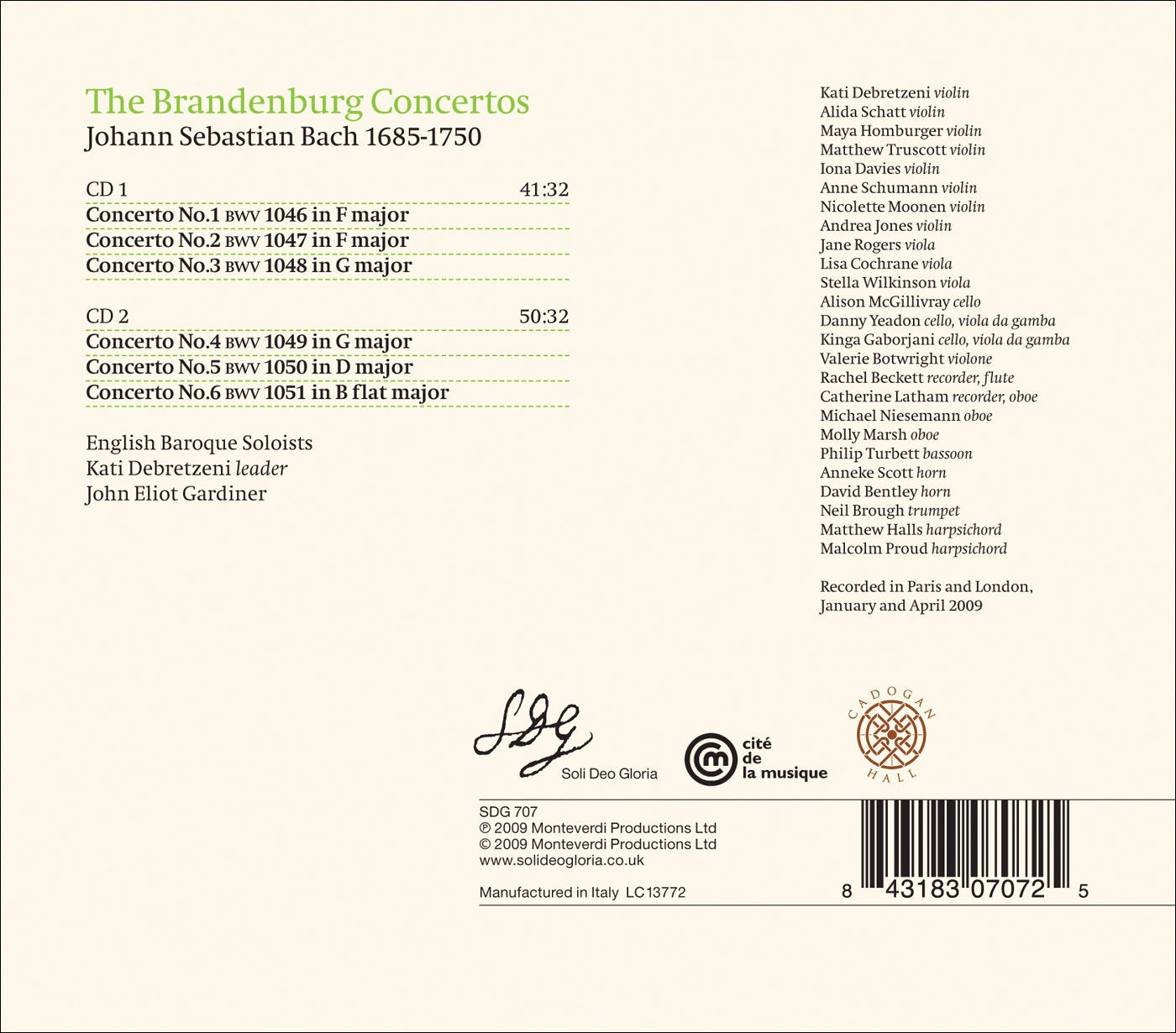 Bach, J.S.: Brandenburg Concertos