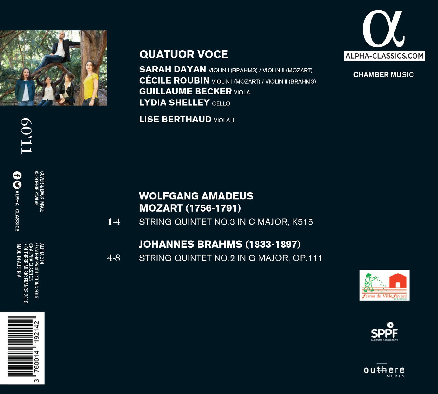 Mozart & Brahms: String Quintets